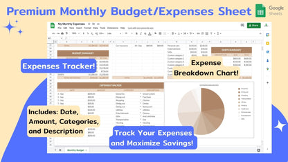 Monthly Budget/Expenses Spreadsheet