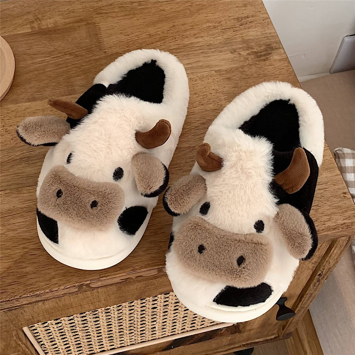 Cow Cutesies Slippers