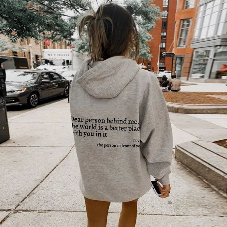 'Dear Person Behind Me' Unisex Sweatshirt